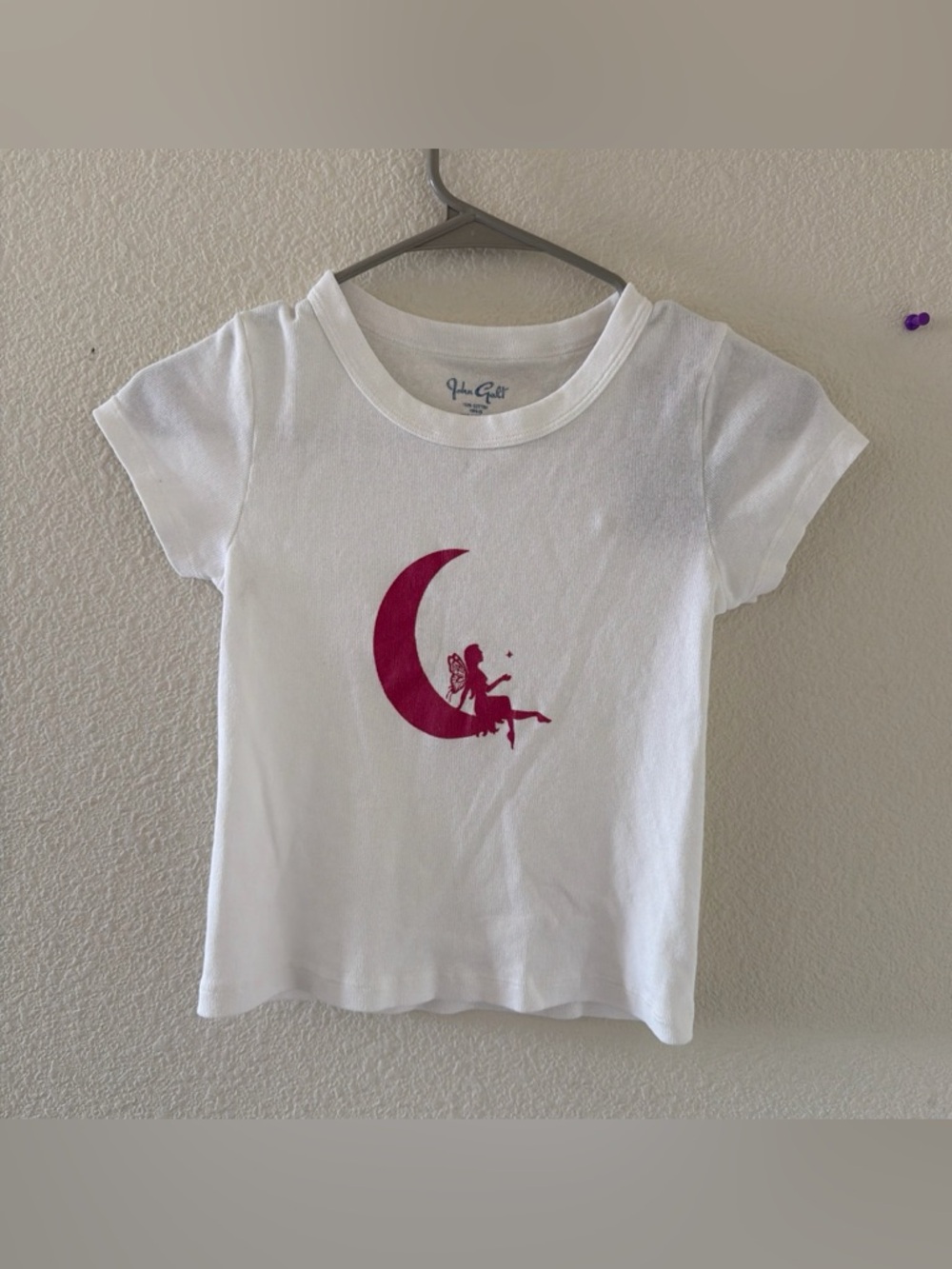 Brandy melville white Ashlyn  moon fairy top